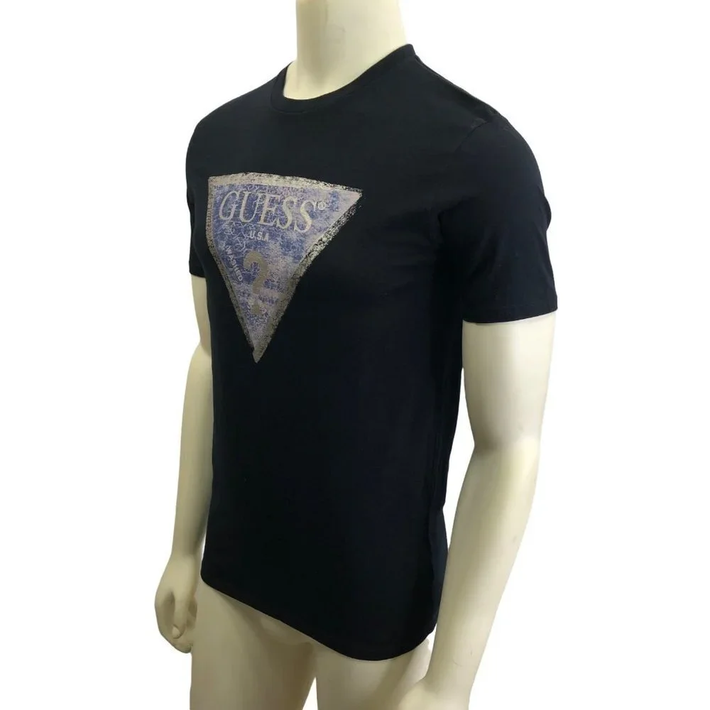 GUESS MEN'S BLACK TSHIRT SZ XS‎ - Picture 2 of 6